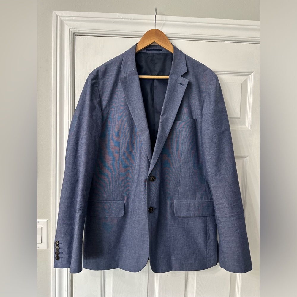 Jaeger Men's Blazer - Size 42R - Blue